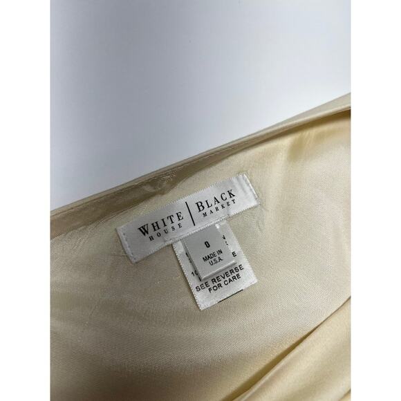 White House Black Market A-line Bead Embellished Skirt - Picture 7 of 8